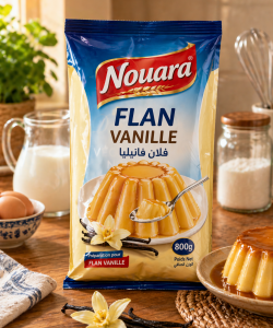 Nouara flan vanille 800g